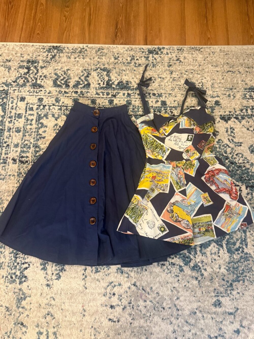 She's Dynamite Playsuit and Circle Skirt Set (Fits XS)